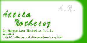 attila notheisz business card